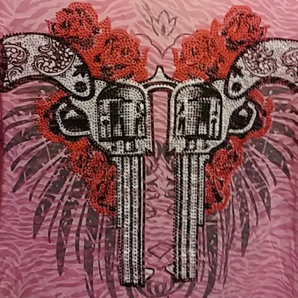 Atlas Bling Burnout Pistol Shirt - Picture 3 of 3